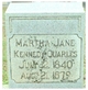  Martha Jane <I>Kennedy</I> Quarles