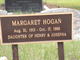  Margaret <I>Steininger</I> Hogan
