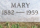  Mary <I>Jones</I> Goshen