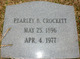  Pearley Broagan Crockett