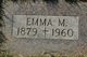  Emily Matilda “Emma” <I>Gentemann</I> Van Well