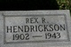  Rex R. Hendrickson
