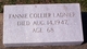  Francis Elizabeth “Fannie” <I>Collier</I> Ladnier