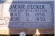 Jackie Decker Photo