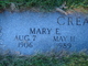  Mary Elizabeth <I>Criss</I> Creasey