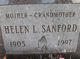  Helen Leona <I>Brendel</I> Sanford