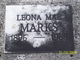  Leona Mae <I>Howe</I> Marks