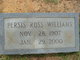  Persis Tinkle <I>Ross</I> Williams