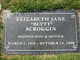  Elizabeth Jane “Betty” <I>Biggadike</I> Scroggin