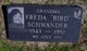  Freda Christine <I>Walker</I> Schwander