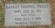  Harriet Fason <I>Chappell</I> Owsley