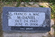 Francis A. “Mac” McDaniel Photo