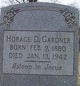  Horace D Gardner