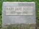  Mary Jane <I>Shaw</I> Booth