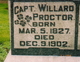 Capt Willard Proctor