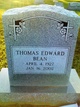  Thomas Edward Bean