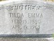  Matilda Emma “Tilda” <I>Hutcheson</I> Hutcheson