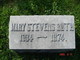  Mary E. <I>Stevens</I> Ruth