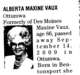  Alberta Maxine <I>Norman</I> Vaux