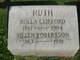  Helen <I>Robertson</I> Ruth