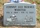 Johnny Leo Burnes Webster Photo