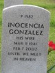  Inocencia Gonzalez