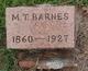  M. T. Barnes