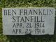 Ben Franklin Stanfill