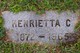  Henrietta C <I>Coventry</I> Phelps