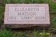  Elizabeth Mary “Libby” Matson