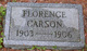  Florence L. Carson