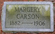  Margery May Carson