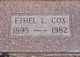  Ethel L. <I>Brinkley</I> Cox