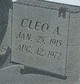  Cleo Alvin Heitzman