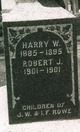  Harry Winifred Rowe