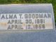  Alma <I>Tannenbaum</I> Goodman