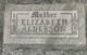  Elizabeth “Bessie” <I>Rowe</I> Alderson