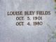  Louise Augusta <I>Bley</I> Fields