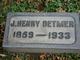  J. Henry Detmer