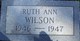  Ruth Ann Wilson