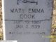  Mary Emma <I>Rainer</I> Cook