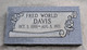  Fred World Davis