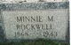  Minnie M. <I>Redfield</I> Rockwell