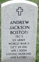 Andrew Jackson Boston Photo