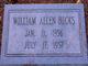  William Allen Hicks