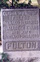  Elizabeth <I>Evans</I> Fulton