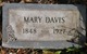  Mary <I>Shute</I> Davis