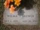  Wilma <I>Scruggs</I> Brewer