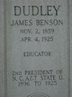  Dudley James Benson
