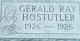  Gerald Ray Hostutler